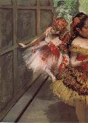 Edgar Degas Dancer at Background oil painting artist